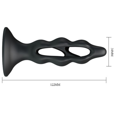 Fabulous Silicone Prostate Stimulator - Стимулятор простати, 12,2 см (чорний) - купити в Україні | Секс шоп SEX-SHOP.ua
