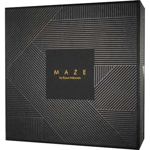 Bijoux Indiscrets MAZE - Cross Cleavage Harness - Портупея, OS (чёрный) - sex-shop.ua