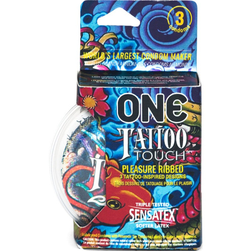 ONE Tattoo Touch, 3 шт - купити в Україні | Секс шоп SEX-SHOP.ua