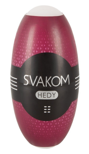 Svakom Hedy Special Edition - Мастурбатор, 8,5 см (прозорий)