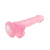 Hi-Rubber 7.7" Dildo Pink - Фаллоимитатор с мошонкой, 19,5 см (розовый) - sex-shop.ua