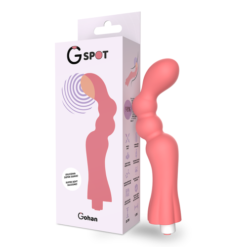 G-SPOT GOHAN - Вибратор для зоны G, 17 см (оранжевый) - sex-shop.ua