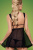 Obsessive Swanita babydoll  UA65603 - Сексуальный комплект, S/M, (черный)