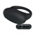 Pretty Love Bertram Silicone Vibrating Cock Ring - Эрекционное кольцо с вибрацией, 3 см (черный)