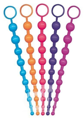 Toy Joy Funky Bum Beads - анальная цепочка, 26х2.5 см - sex-shop.ua
