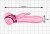 Adrien Lastic Mini Bonnie - вібратор кролик з обертанням стовбура та 10 режимами вібрації, 18.4х3.1 см