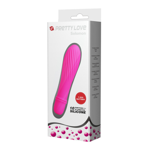 Pretty Love Solomon Vibrator Pink - Классический вибратор, 12,3 см (розовый)