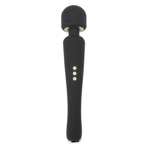 Pornhub Spell Wand Set - Вибромассажер с тремя насадками, 30х3 см.