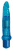 Orion - Jelly Anal Blue - Вібратор, 17х2.5 см