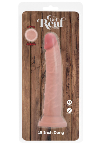Реалистичный фаллоимитатор Get Real Deluxe 13 Inch Dong, 33 см