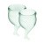 Satisfyer Feel Secure Menstrual Cup - Менструальные чаши, 15 и 20 мл (светло зелёные) - sex-shop.ua