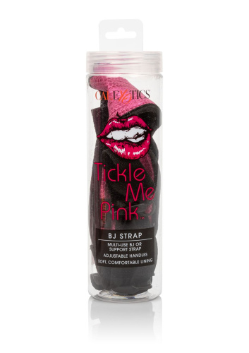 CalExotics Tickle Me Pink BJ Strap - повязка на голову для орального секса, 42 см