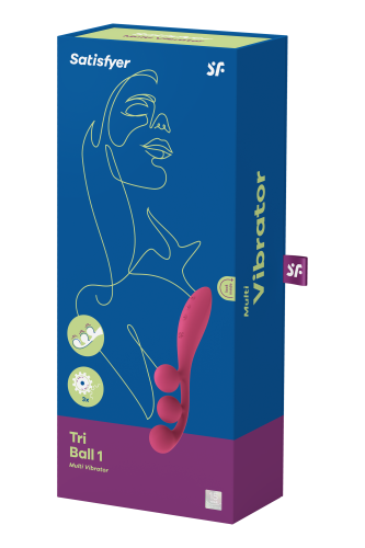 Satisfyer Tri Ball 1 - Вибратор с тремя шариками, 20.5х3 см - sex-shop.ua