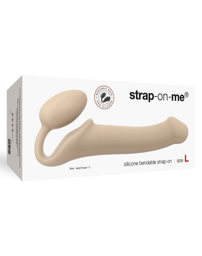 Strap-On-Me Flesh L - Безремневой страпон, 19х3.7 см (телесный) - sex-shop.ua