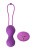 JOS Alba - Вагинальные шарики, 3,5 см (фиолетовый) - sex-shop.ua