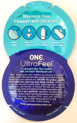 One Ultra Feel - ультратонкий презерватив - sex-shop.ua