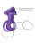 Pipedream Lovely Licks Couples Ring Purple - двойное виброкольцо, 9х2 см (фиолетовый)