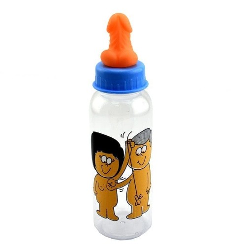 Hao Toys Dicky Nipple Bottle - Бутылочка с соской в виде пениса - sex-shop.ua