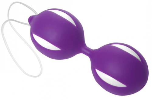 Вагінальні кульки Essensual Silicone Kegel Balls-Purple