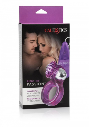 CalExotics Ring Of Passion - виброкольцо, 8х4 см (фиолетовый)