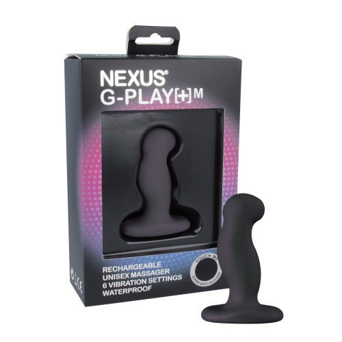Nexus-G-Play Plus Medium Black масажер простати 7. 5х3 см.