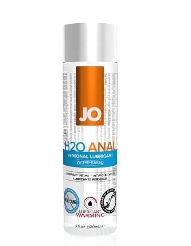 System JO Anal H2O Warming согревающий анальный лубрикант на водной основе, 120 мл