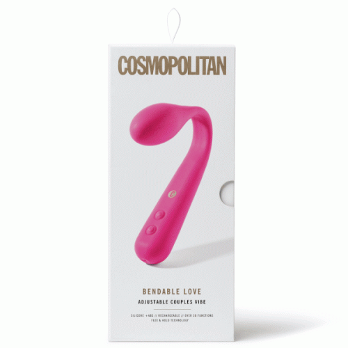 Cosmopolitan Bendable Love Vibrator Purple-гнучкий вібратор, 15х2, 8 см (рожевий)
