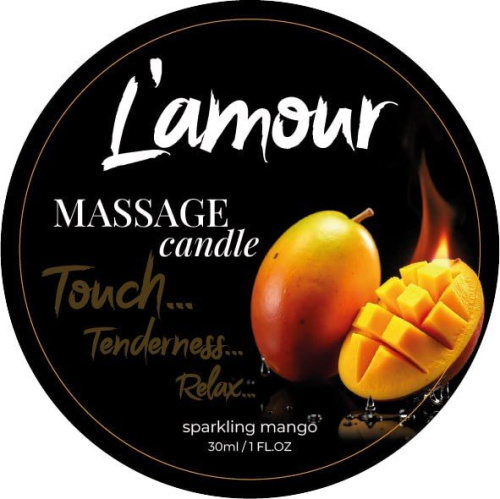 Массажная свеча L'amour Mango, 30 мл (манго)