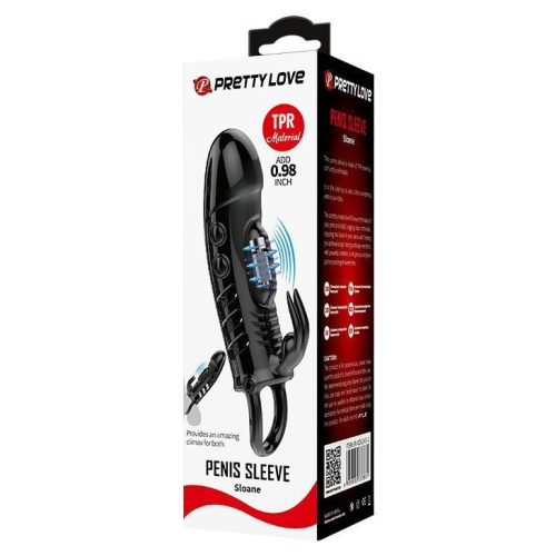 Насадка на пенис Pretty Love Sloane Vibrating Penis Sleeve