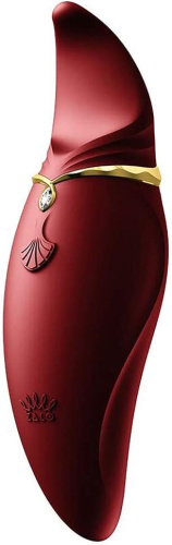 Zalo Hero Pulse Wave Massager- Імпульсно-хвильовий масажер для клітора, 14.6 см (червоний)