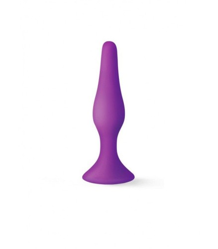MAI Attraction Toys №32 анальна пробка на присосці, 10,5х2,5 см (фіолетовий)