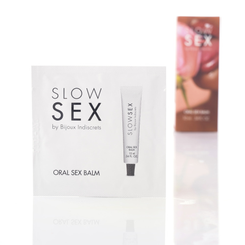 Slow Sex Oral Sex Balm сашет бальзам для орального секса, 2 мл - sex-shop.ua