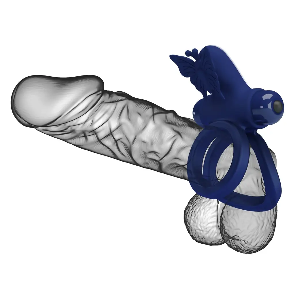 Виброкольцо Pretty Love Powerful Vibro Butterfly Cock Ring