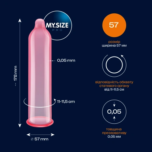 My.Size Pro 57, 36 шт