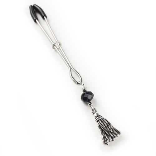 Art of Sex Clit Clamp Sweet Brush - Металлический зажим для клитора (серебристый)