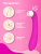 Містер Факер Snello-стимулятор клітора з язичком і вібрацією, 19. 6х3. 5 см (рожевий)