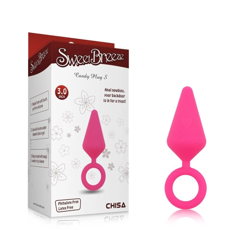 Sweet Breeze Candy Plug S - Анальна пробка, 7,1 см (рожевий) - купити в Україні | Секс шоп SEX-SHOP.ua