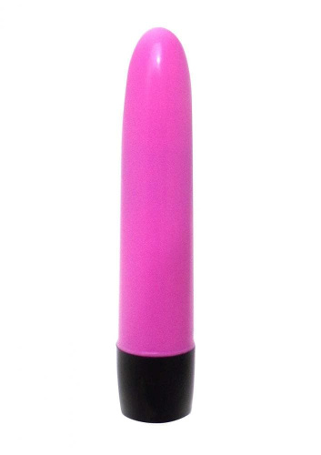 Shibari - Пластиковый вибратор, 13.5х2.5 см (рожевий) - sex-shop.ua