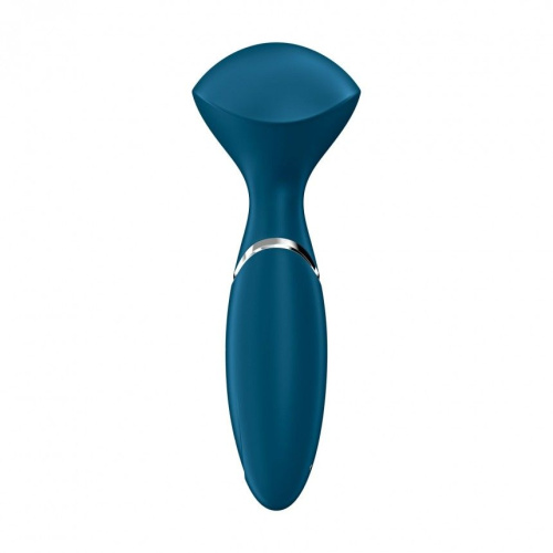 Satisfyer Mini Wand-er - Вибромассажер, 16х6 см (синий)
