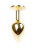 Boss Jewellery Gold PLUG Clear - Анальна пробка із кристалом, 7х2.7 см (розорий)