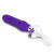 LoveToy Rechargeable IJOY Silicone Waver Purple - Рельефный силиконовый вибратор, 16.5х3.2 см