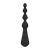 LELO Soraya Beads Black - Анальний вібратор, 23,4 см (чорний)