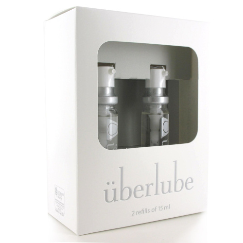 Uberlube Good-to-Go Refills - премиум лубрикант 3-в-1 на силиконовой основе, 2 шт. по 15 мл.