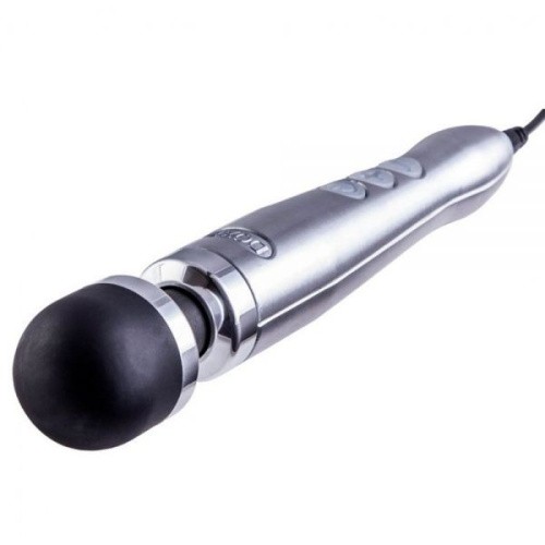 Doxy Number 3 Silver дуже потужний вібратор мікрофон у металевому корпусі, 28х4.5 см (сріблястий)
