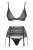 Obsessive Ailay set - эротический комплект, S/M (чёрный)