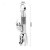 LyBaile Alice Insects Vibrator 7-function vibrations 6-function rotations Silver - Футуристический вибратор-кролик, 26.5х3.8 см