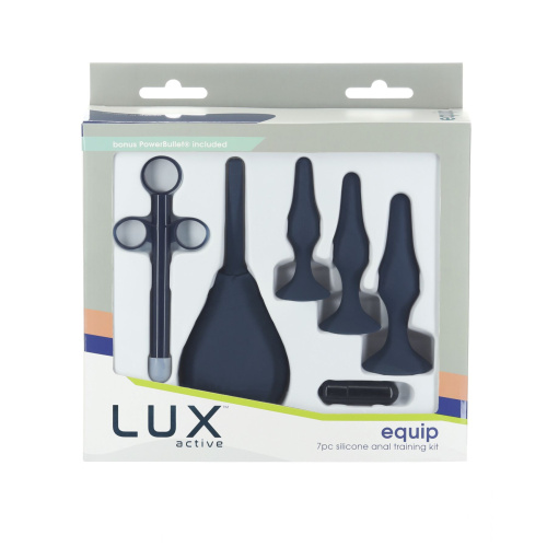 Lux Active Equip Silicone Anal Training Kit - набор анальных игрушек для новичков - sex-shop.ua