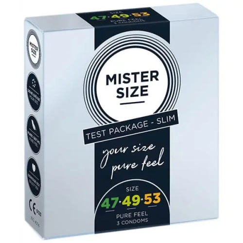 MISTER SIZE 47-49-53 - Набор презервативов, 3 шт - sex-shop.ua