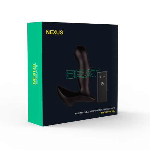 Nexus Beat-вібромасажер простати з пульсуючою перлиною, 13. 3х4 см (чорний) - купити в Україні | Секс шоп SEX-SHOP.ua