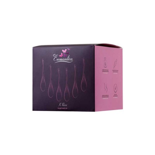 Toyfa Eromantica K-Rose - Набор вагинальных шариков, 16.1х2.8 см (розовый)